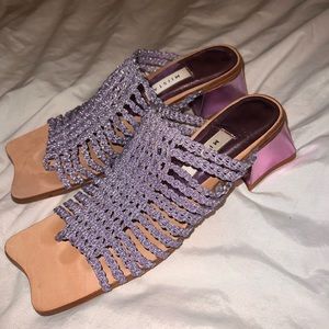 Miista purple Heels sz 9